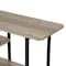 Manhattan Comfort Celine Side Table Console in Rustic Grey 25570-GY - alternate 5